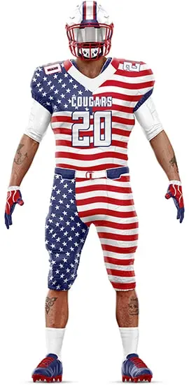 american football jerseys and pants