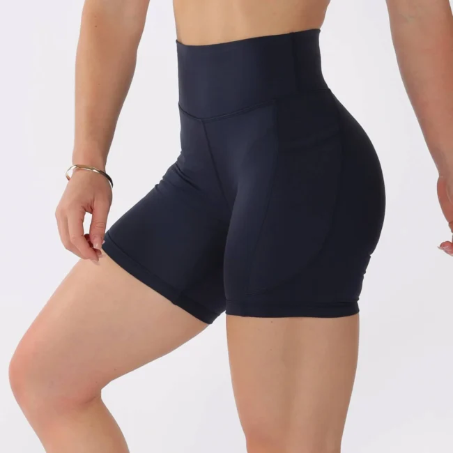 Scrunch Bike Shorts with Pockets