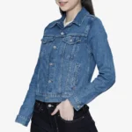 Women Blue Denim Jacket