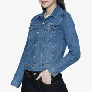 Women Blue Denim Jacket