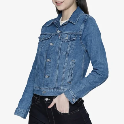 Women Blue Denim Jacket