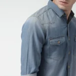 Slim Fit Casual Denim Shirt