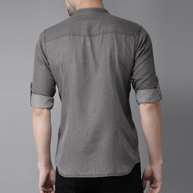 Grey Denim Shirt