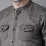 Grey Denim Shirt