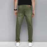 Men Olive Green Jeans