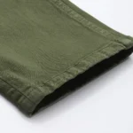 Men Olive Green Jeans