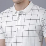Checked Polo Tshirt
