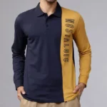 Casual Colourblocked Polo Tshirt