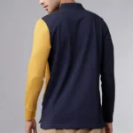 mens Colourblocked Polo Tshirt
