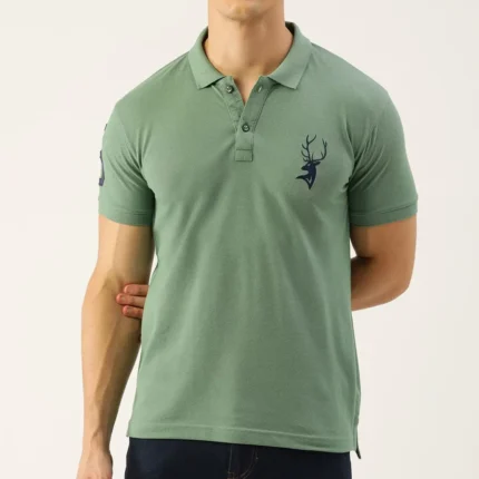 Men Polo Collar T-shirt