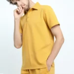Men Solid Casual Tshirt