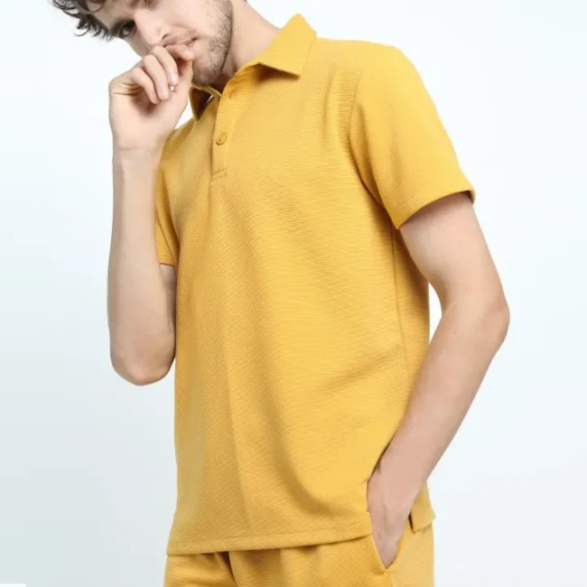 Men Solid Casual Tshirt
