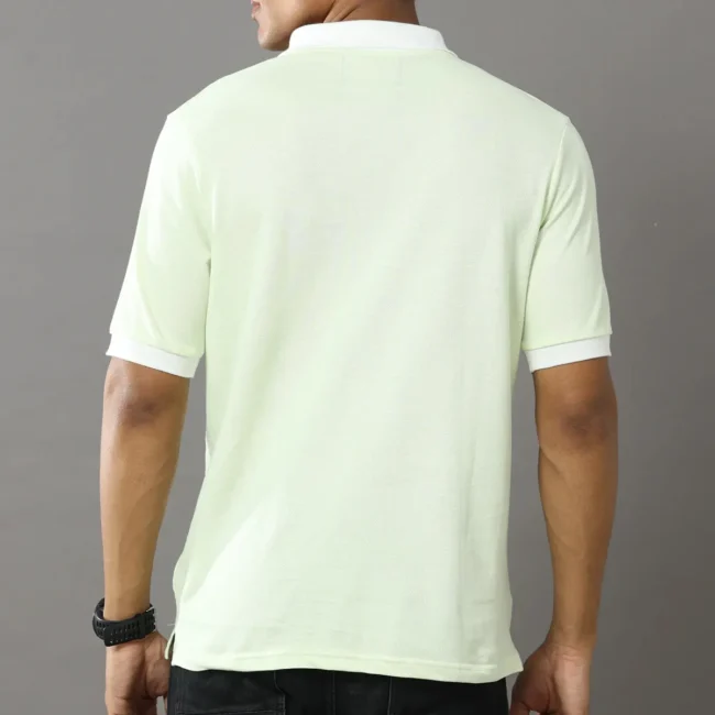 Polo Shirt With Colour strips
