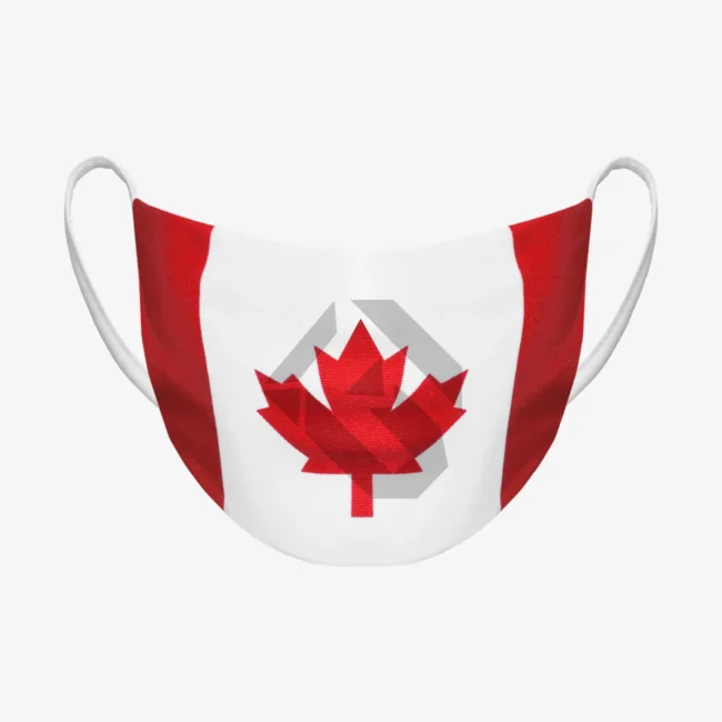 Sublimated Canada Face Mask