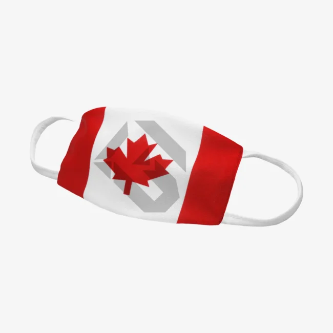 Sublimated Canada Face Mask