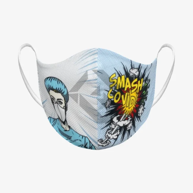 Sublimated Comic Relief Mask