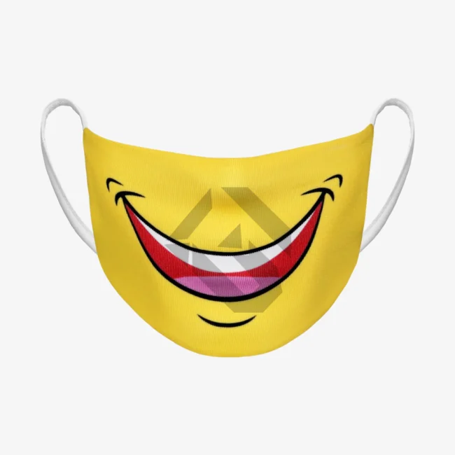 Sublimated Emoji Face Mask