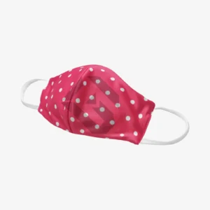 Sublimated Pink Polka Dots Mask