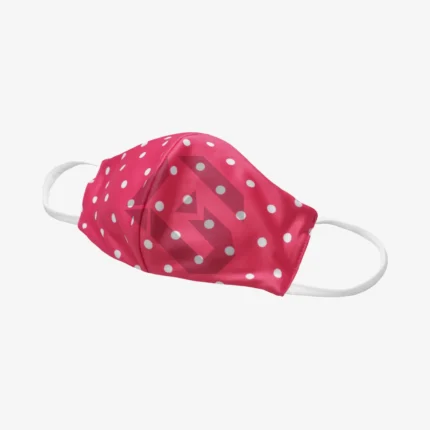 Sublimated Pink Polka Dots Mask