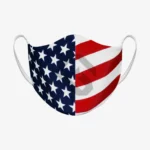 Sublimated Usa Face Mask