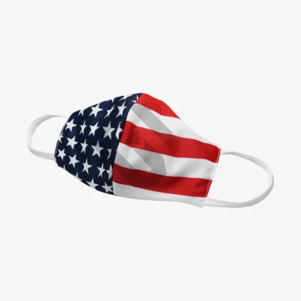 Sublimated Usa Face Mask