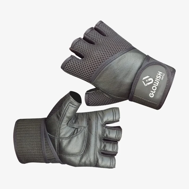 Leather Weight Lifting Gloves