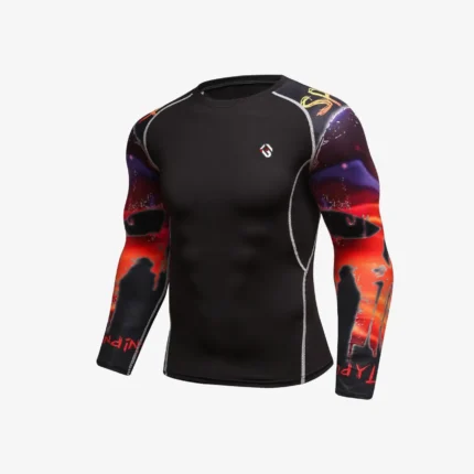 Mens Sunrise MMA Rash Guard