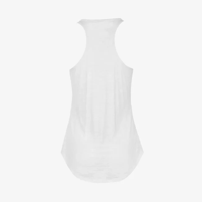 a white ladies tank top