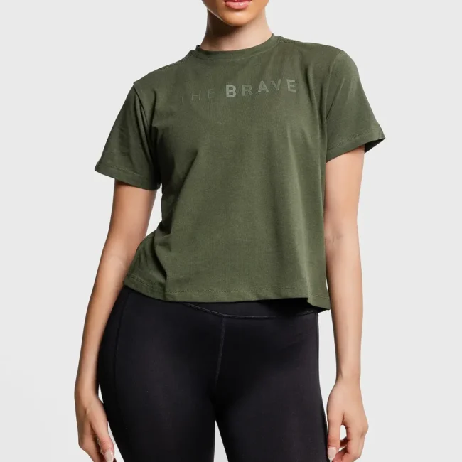 SIGNATURE CROPPED TEE